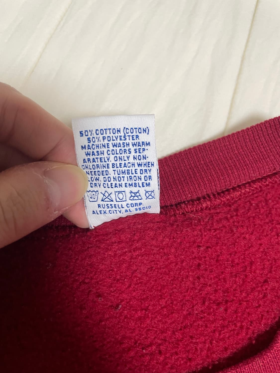 90s  러셀 빈티지 스웻 맨투맨 xxl 상품이미지4