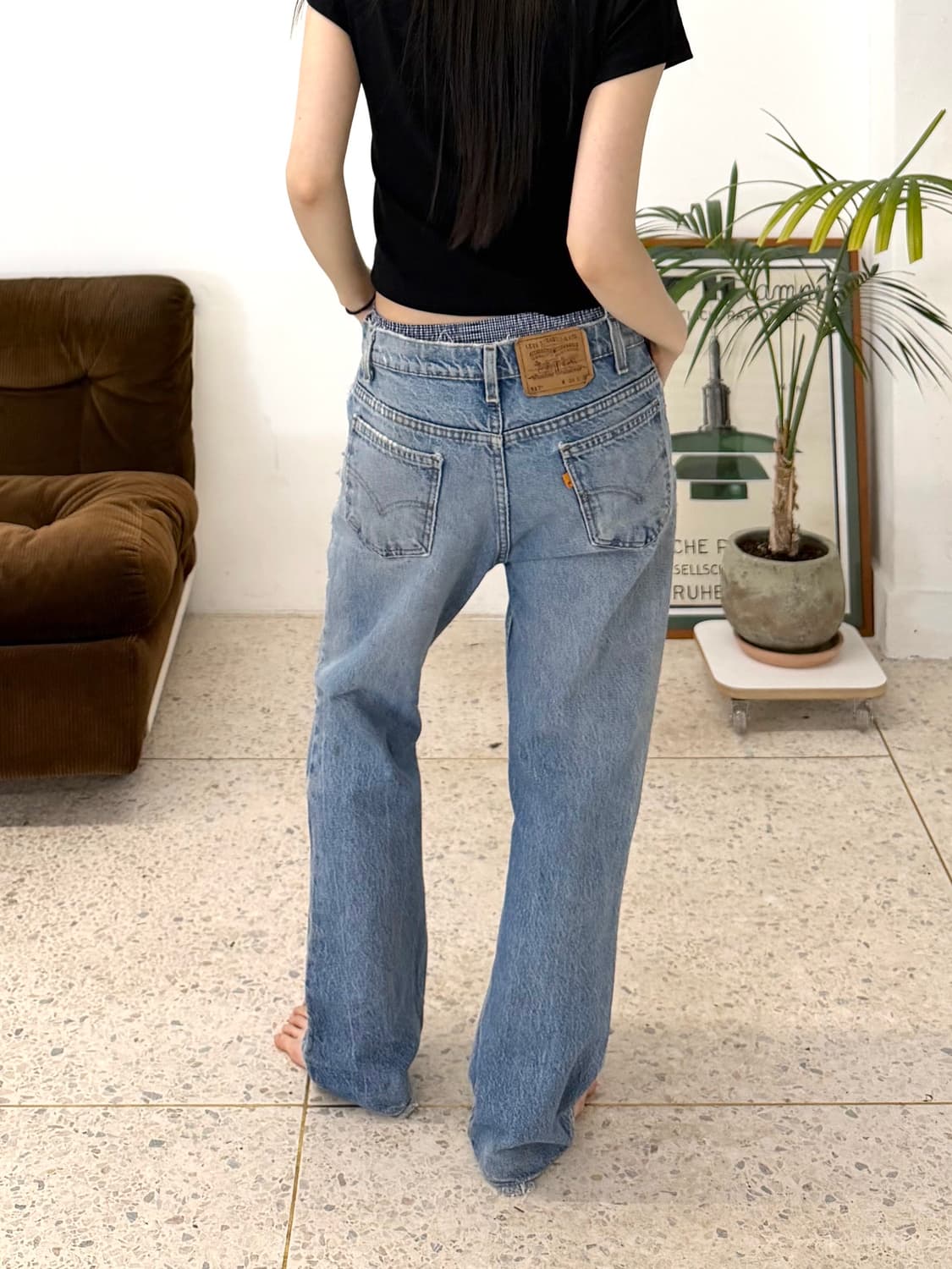 MADE IN USA 🇺🇸  리바이스 517 부츠컷 오렌지탭 상품이미지5