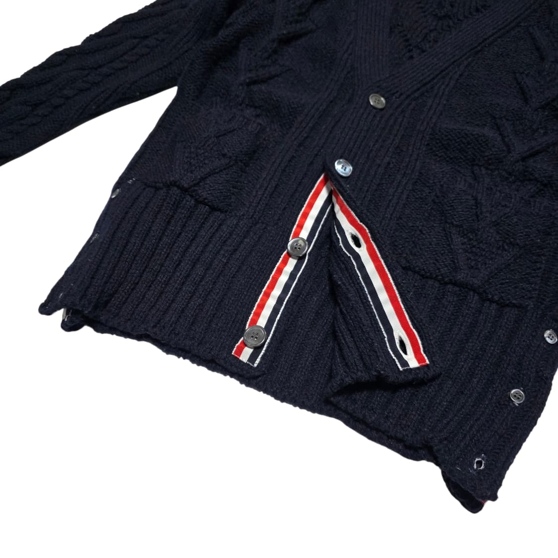 톰브라운 4바 모헤어 아란 케이블 가디건 상품이미지5