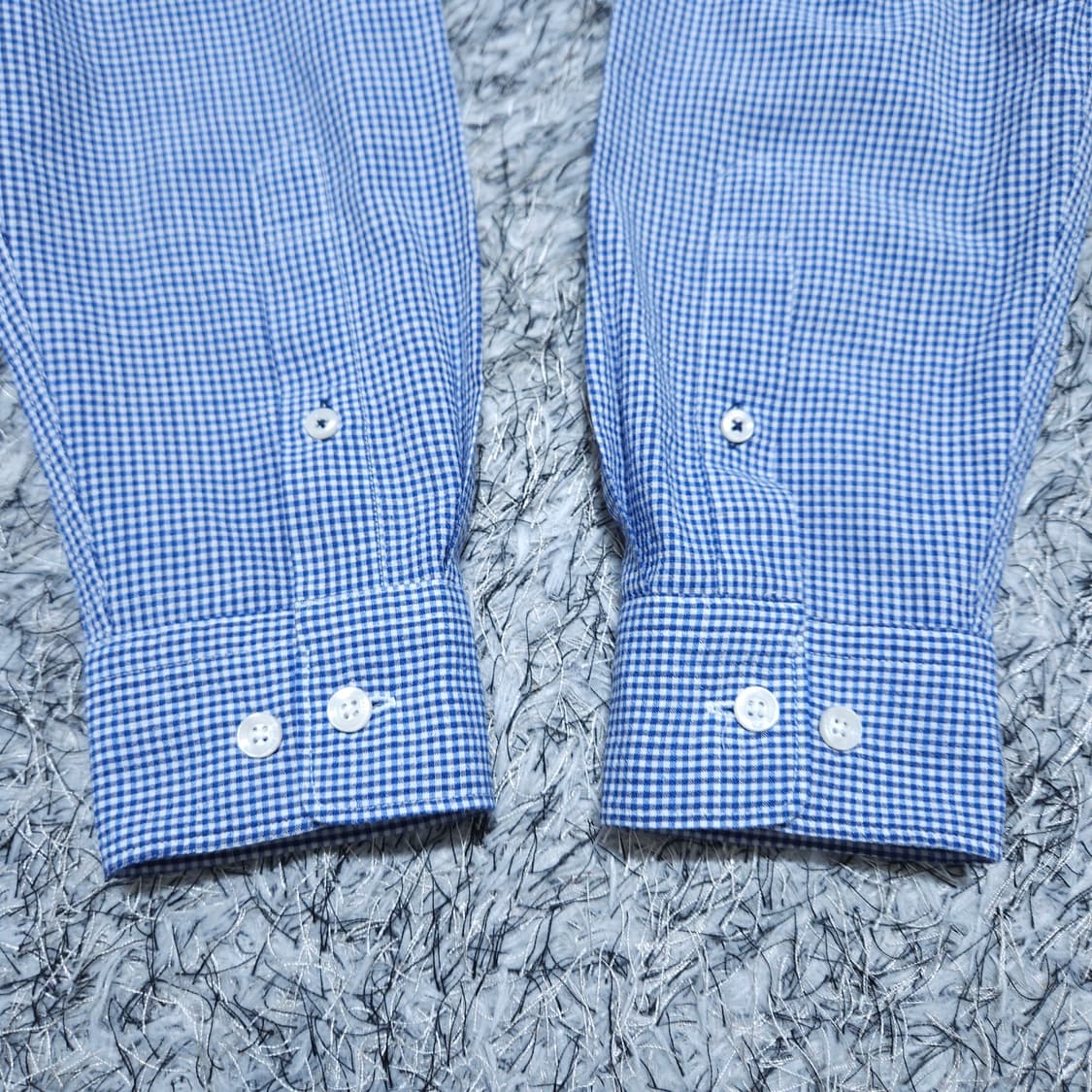헤지스)100 남자 마이크로 체크셔츠남방 / 왕눈이샵 상품이미지7