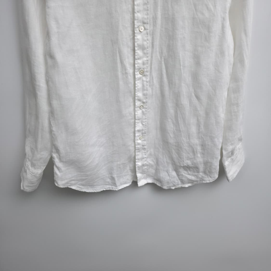 [XS] 폴로 랄프로렌 린넨 셔츠 화이트 상품이미지3