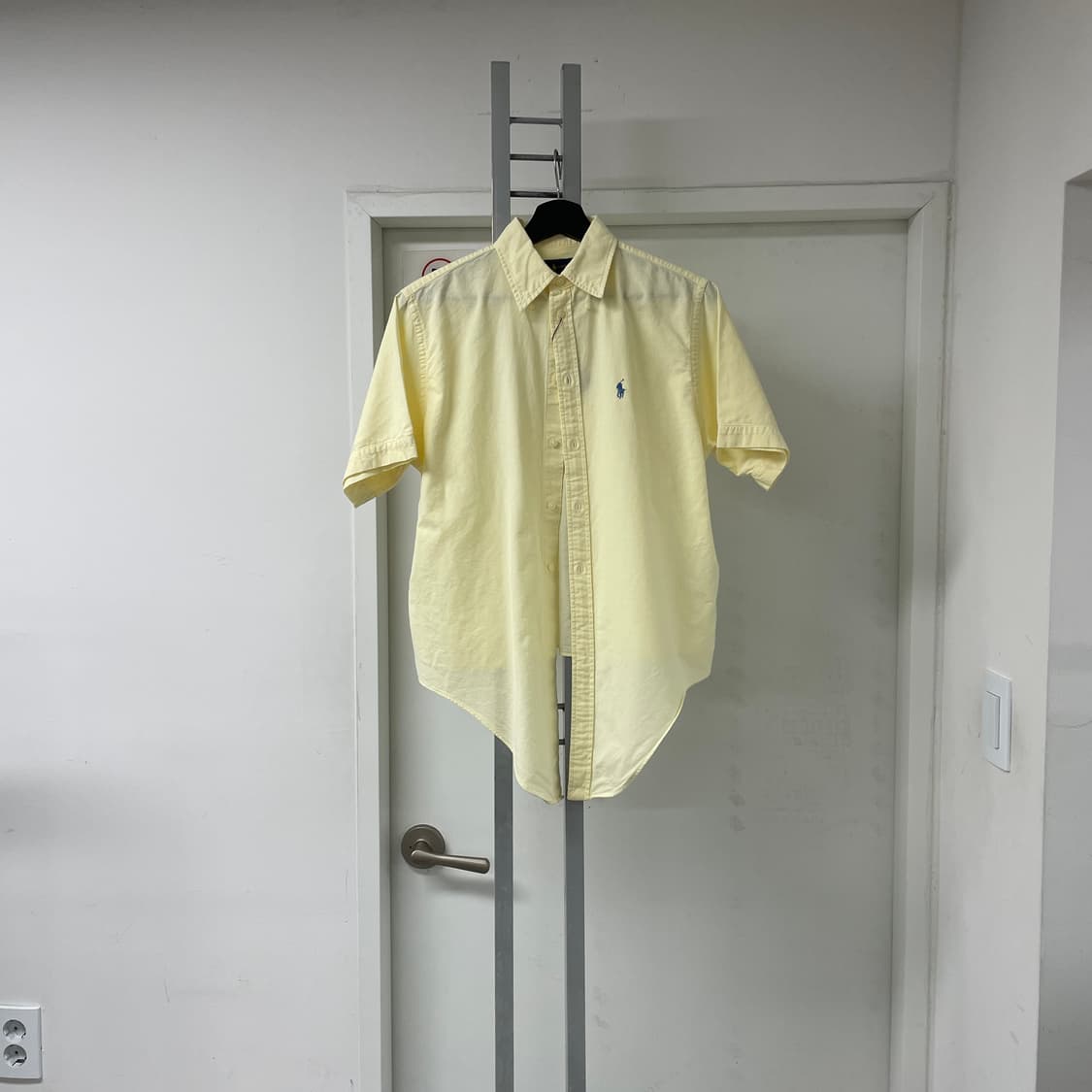폴로 QR 옐로 반팔 셔츠 S(W)  상품이미지1