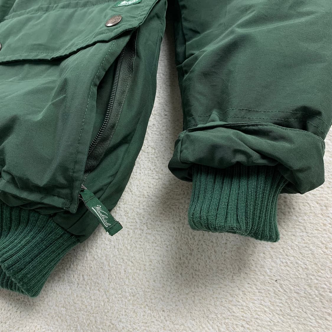 00s 울리치 자수로고 코요테 퍼 아크틱 다운 파카 그린 상품이미지7