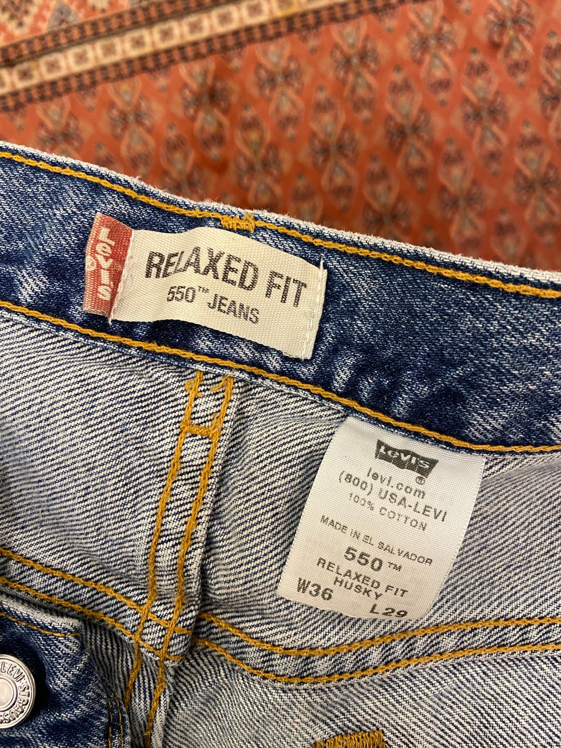 빈티지 리바이스 550(35.5inch) 상품이미지9