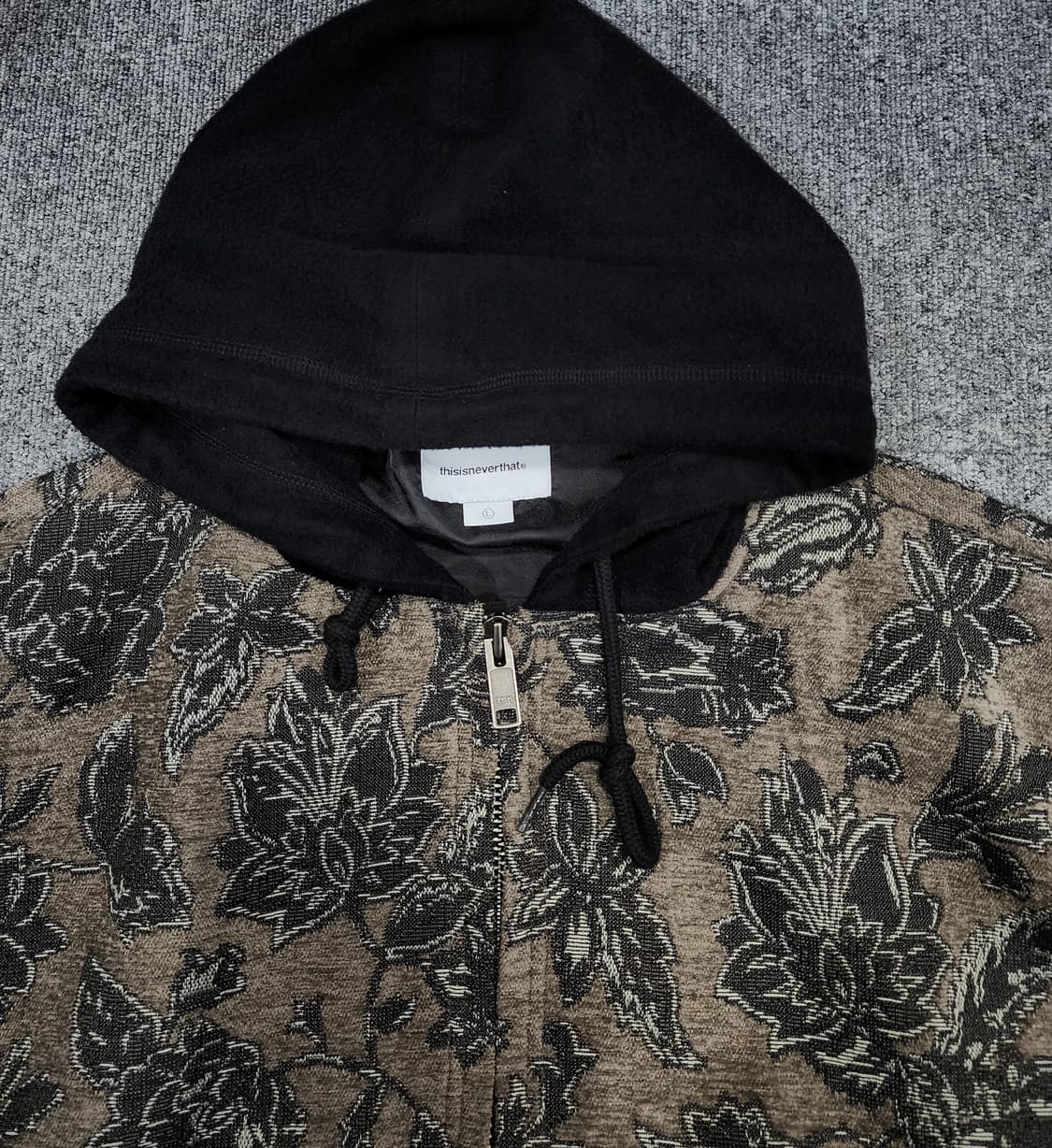 디스이즈네버댓 플로랄 워크 후드 자켓 L 상품이미지4