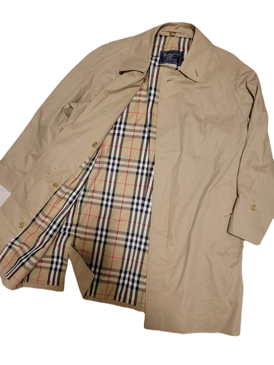 [백화점 정품] 빈티지 버버리 발마칸 트렌치 코트 상품이미지1