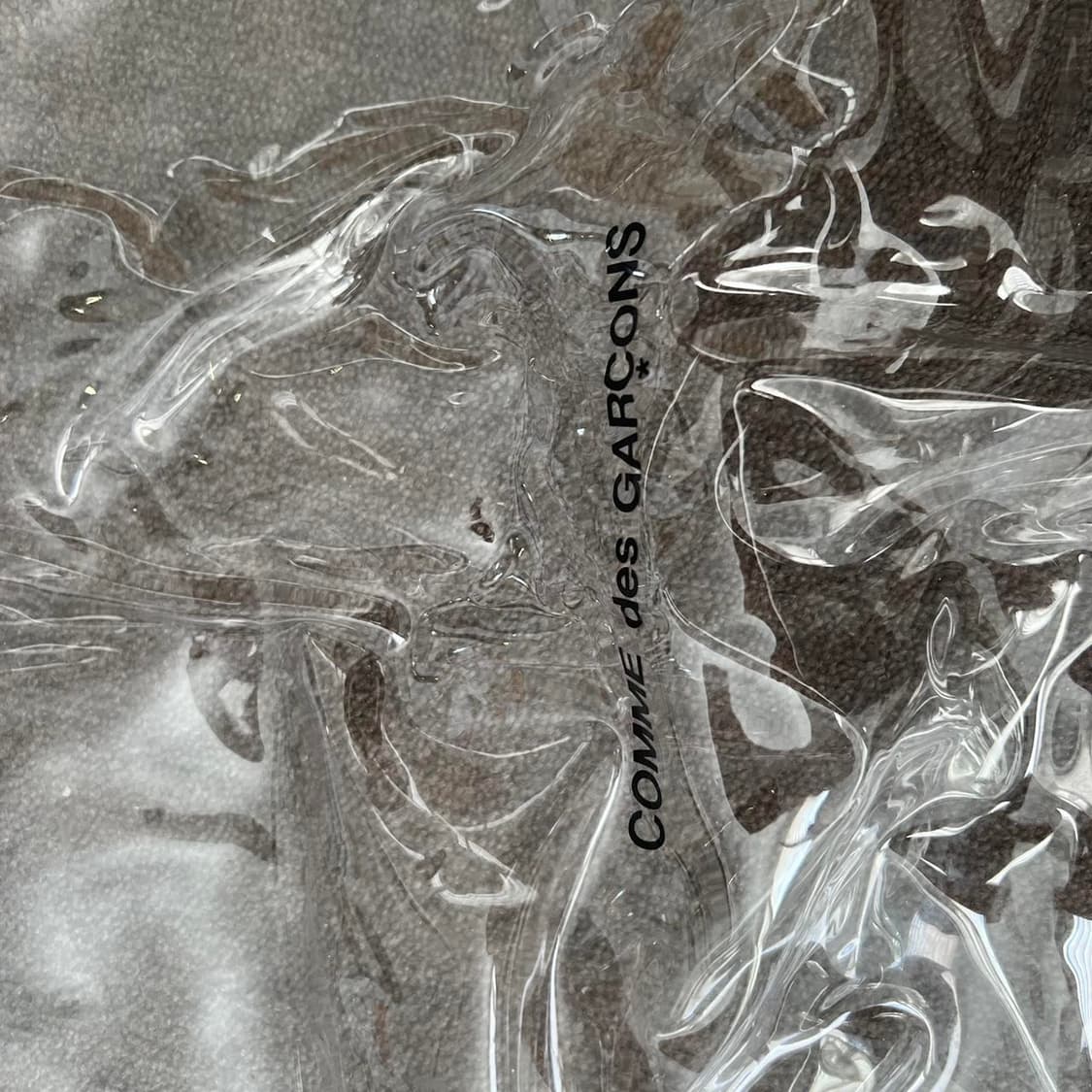 (새상품) 꼼데가르송 PVC 투명 토트백 상품이미지4