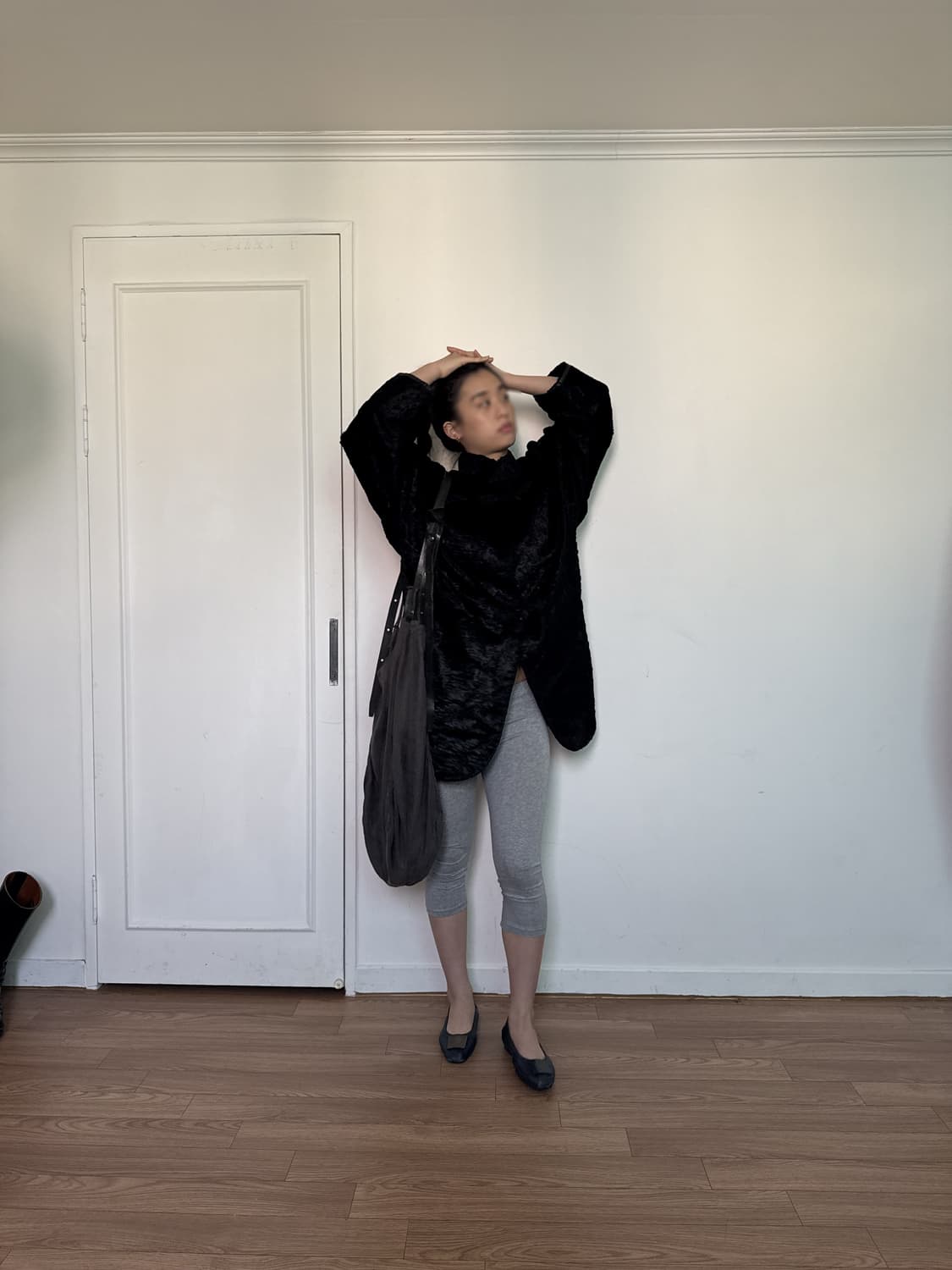 차이나 넥 카라 코트 상품이미지8