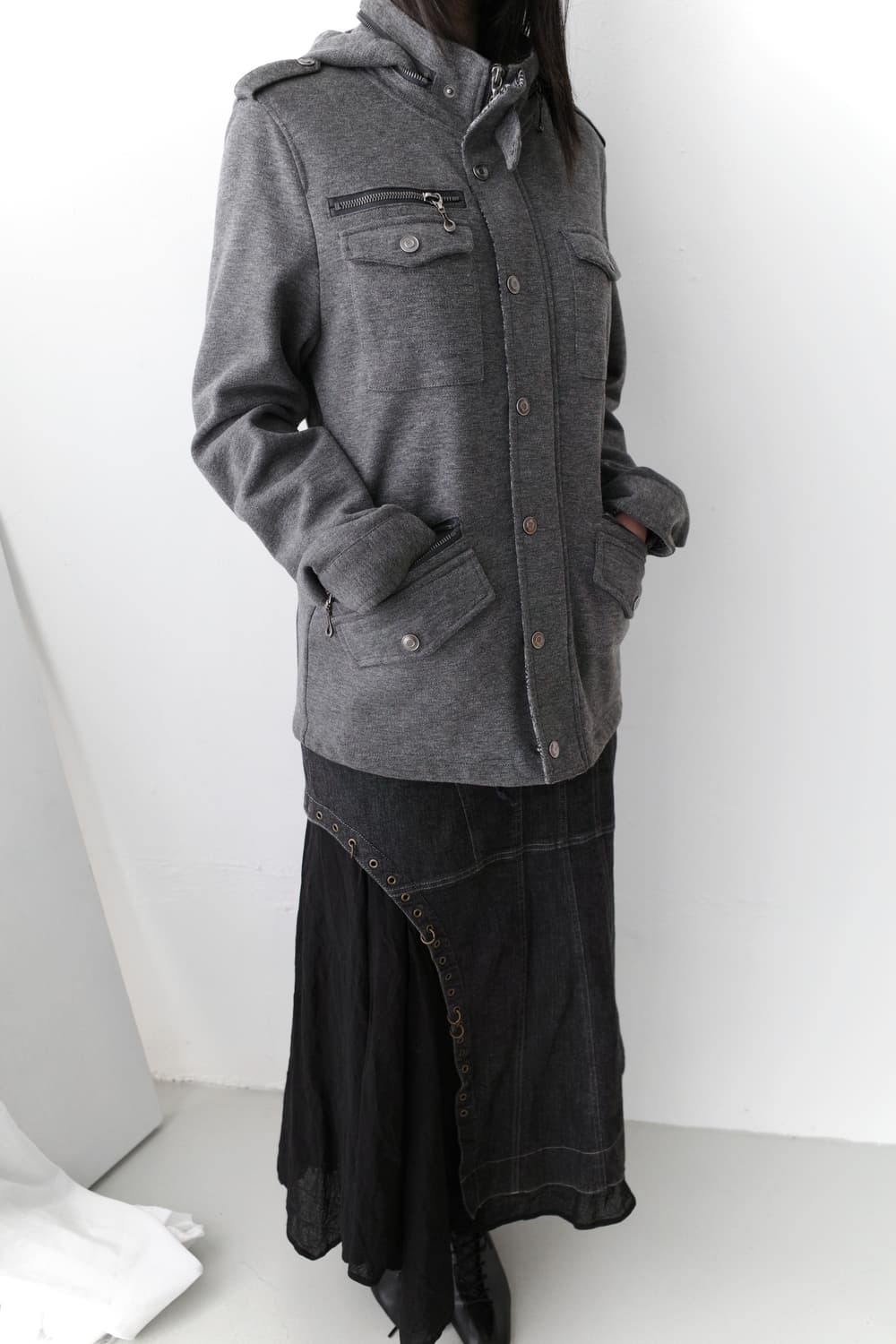 male&co) snap hood jacket  상품이미지8