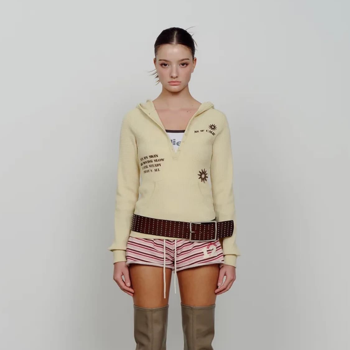 에즈이프캘리 후디 롱슬리브 HOODIE BUTTON LONG SLEEVE 상품이미지1