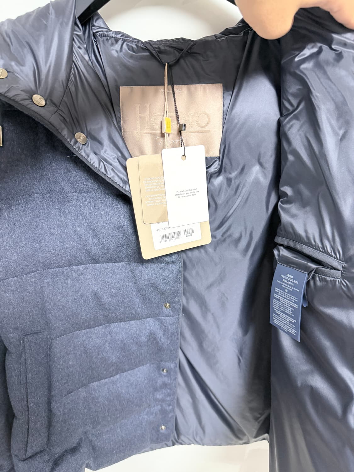 에르노 캐시미어 100% 다운 패딩 50 사이즈(100-105) 상품이미지6