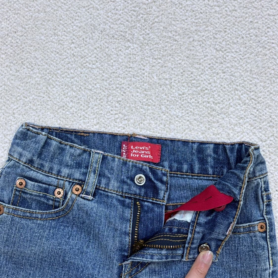 2T 리바이스 키즈 데님 반바지 0317E 상품이미지4