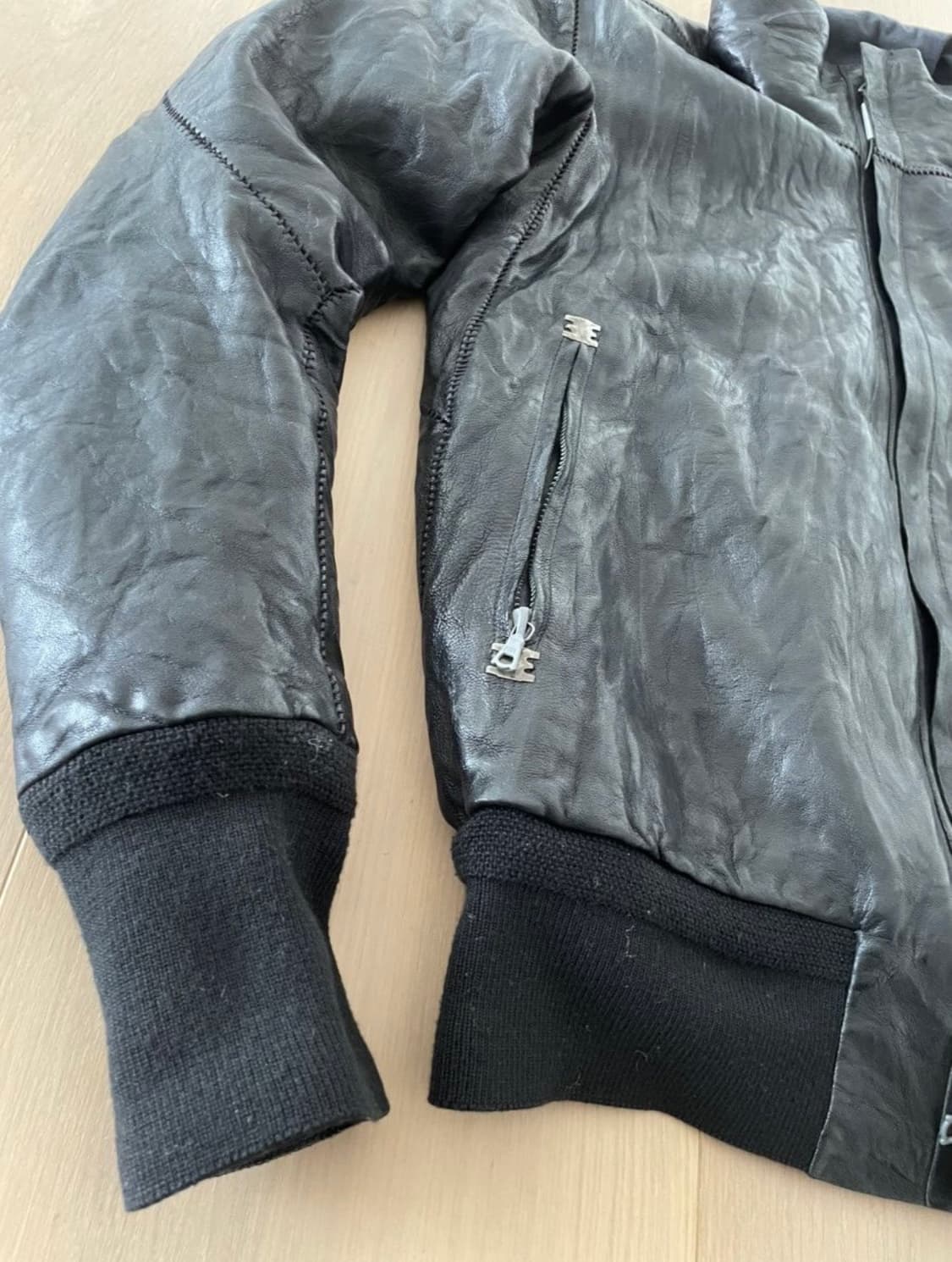 Isaac Sellam Lamb Skin Bomber Jacket 상품이미지6