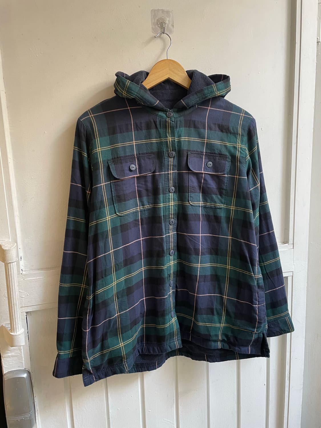 엘엘빈 블랙와치 후드 셔츠자켓 상품이미지4