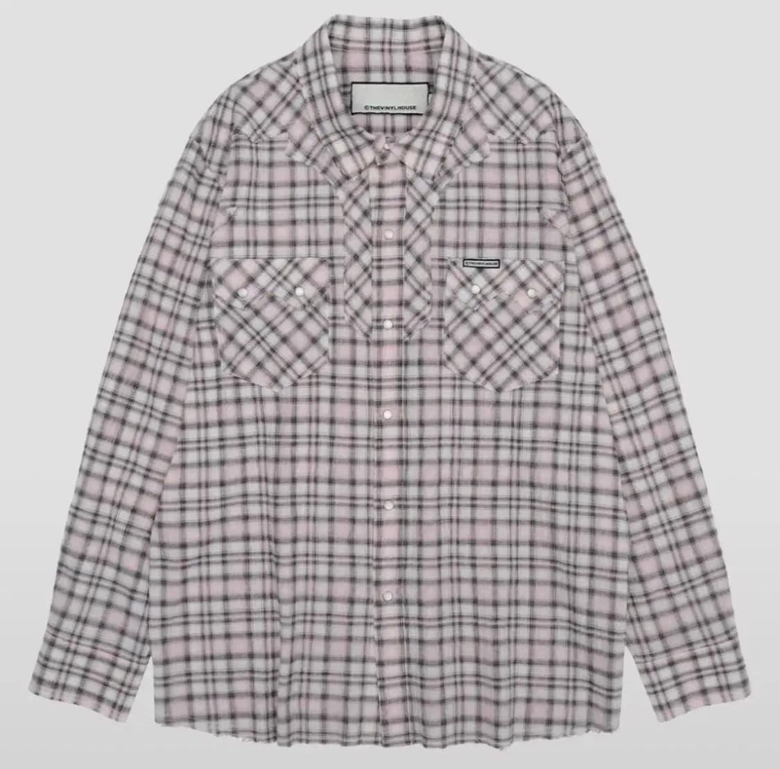 더바이닐하우스 WESTERN CHECK SHIRTS 웨스턴 체크 셔츠 상품이미지1