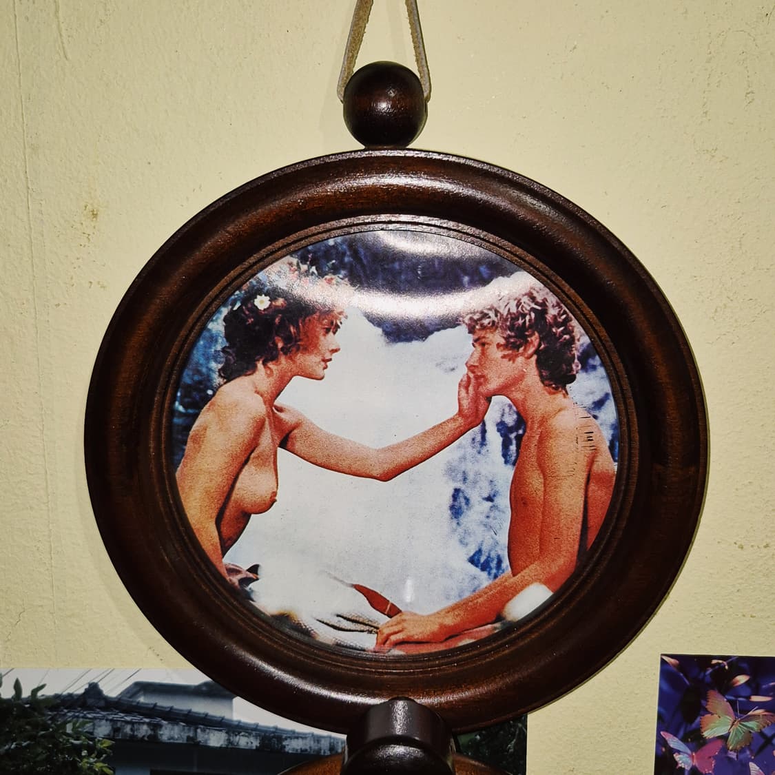 90s 핸드메이드 우드 행잉 액자 링 홀더 상품이미지9