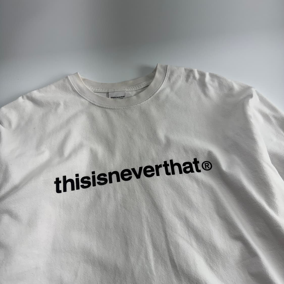 Thisisneverthat 디스이즈네버댓 로고 화이트 롱슬리브  상품이미지4