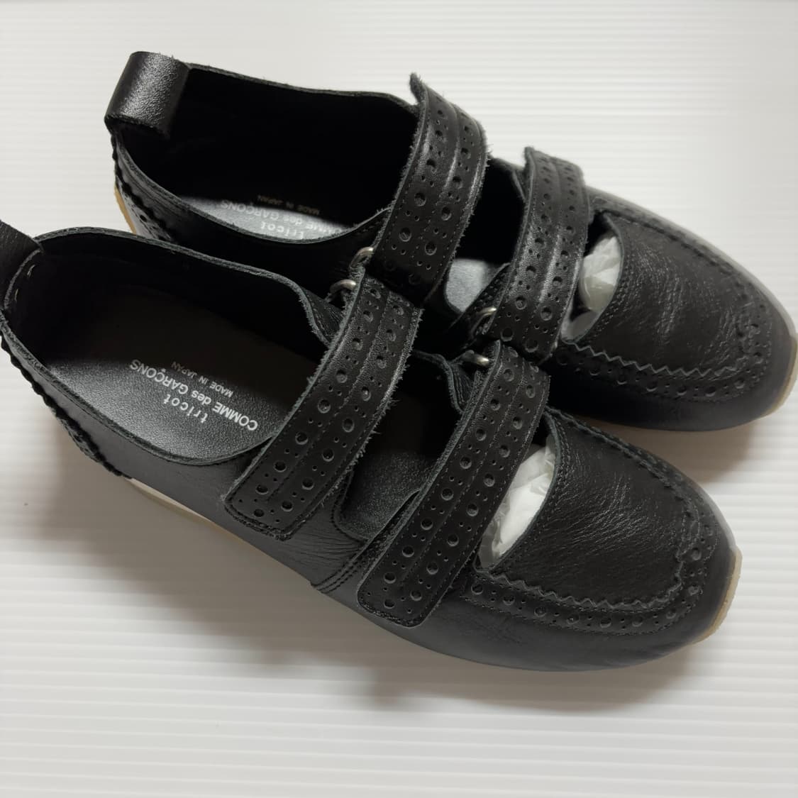 Comme des garcons 꼼데가르송 트리콧 메리제인 스니커즈 상품이미지3