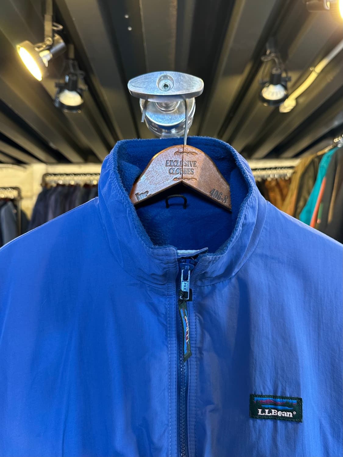 90s 엘엘빈 후리스 라이닝 쓰리 시즌 트랙 윔업 자켓 상품이미지3