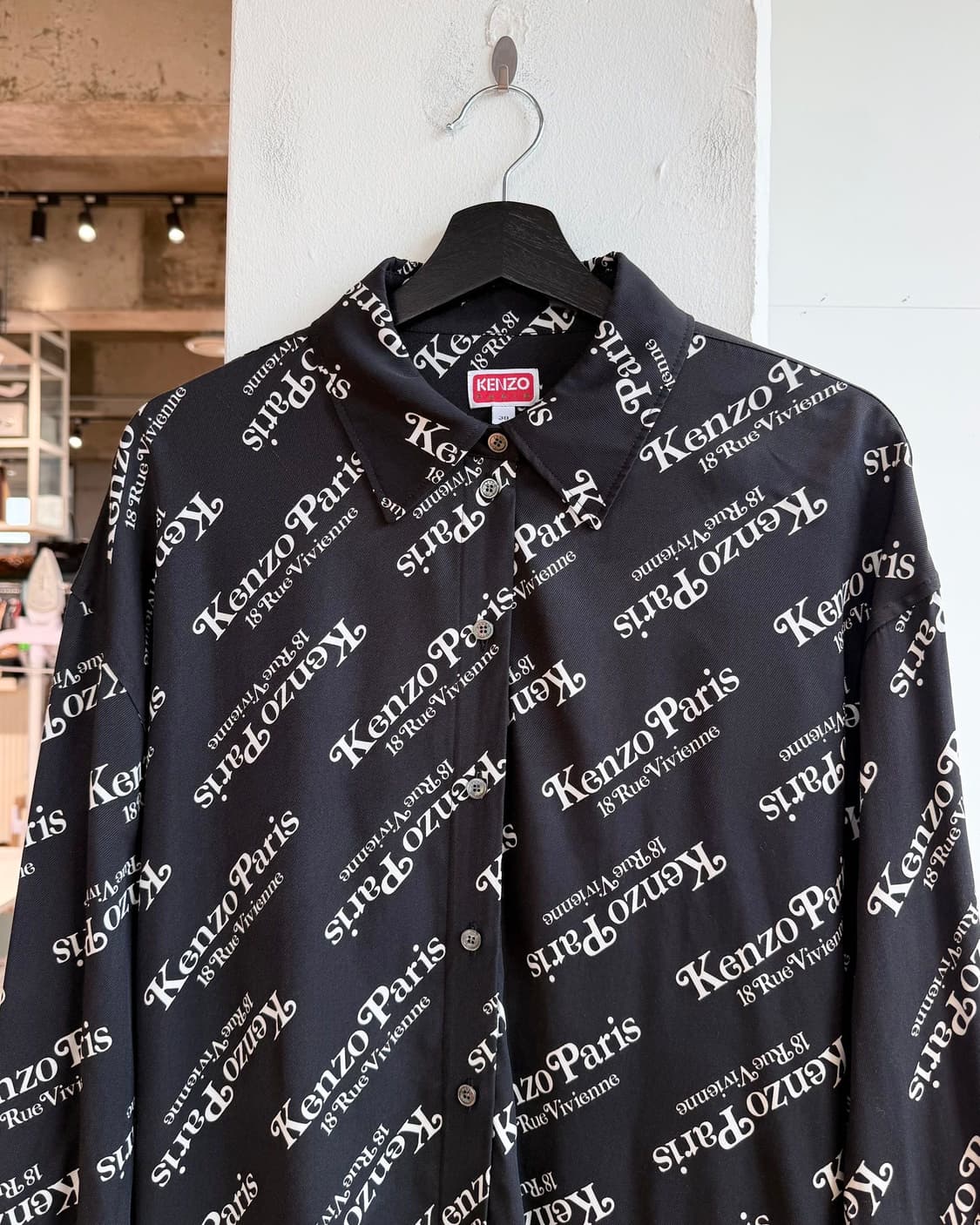 겐조 블랙 로고 베르디 파리 에디션 셔츠 상품이미지3