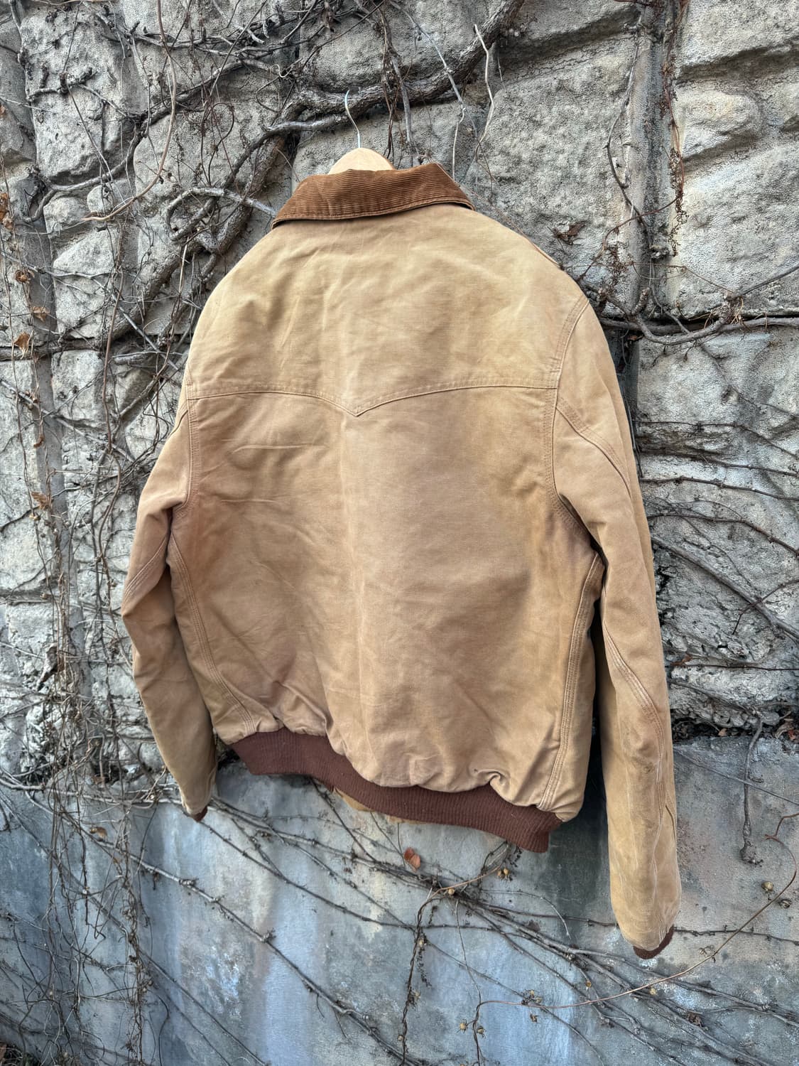 80s 칼하트 빈티지 페이딩 산타페 워크 자켓 상품이미지4