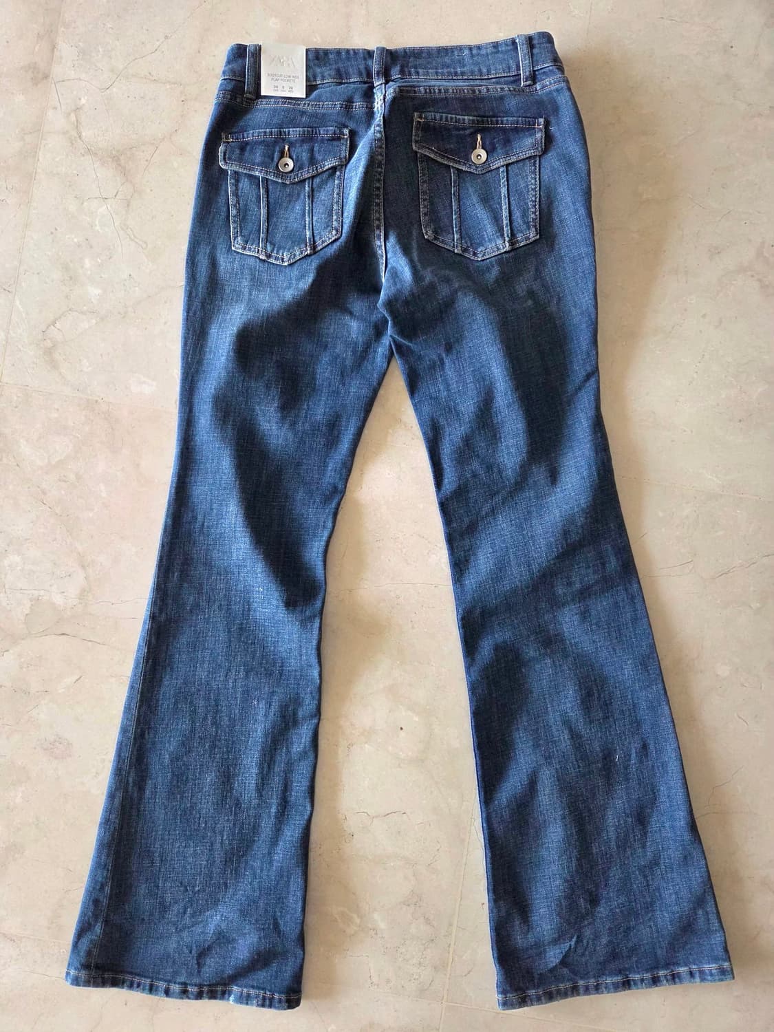 ZARA 데님  TRF BOOTCUT 로우라이즈 38 상품이미지7