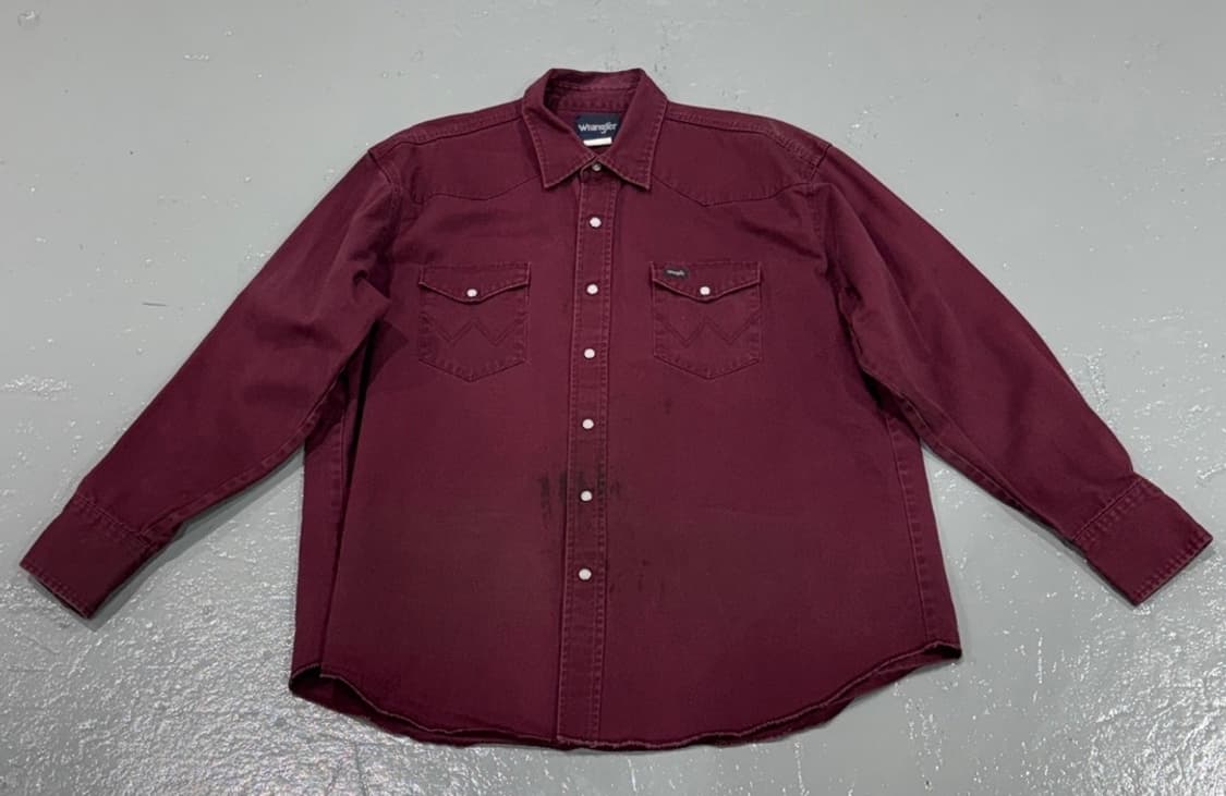 랭글러(Wrangler) 빈티지 웨스턴 셔츠 상품이미지1