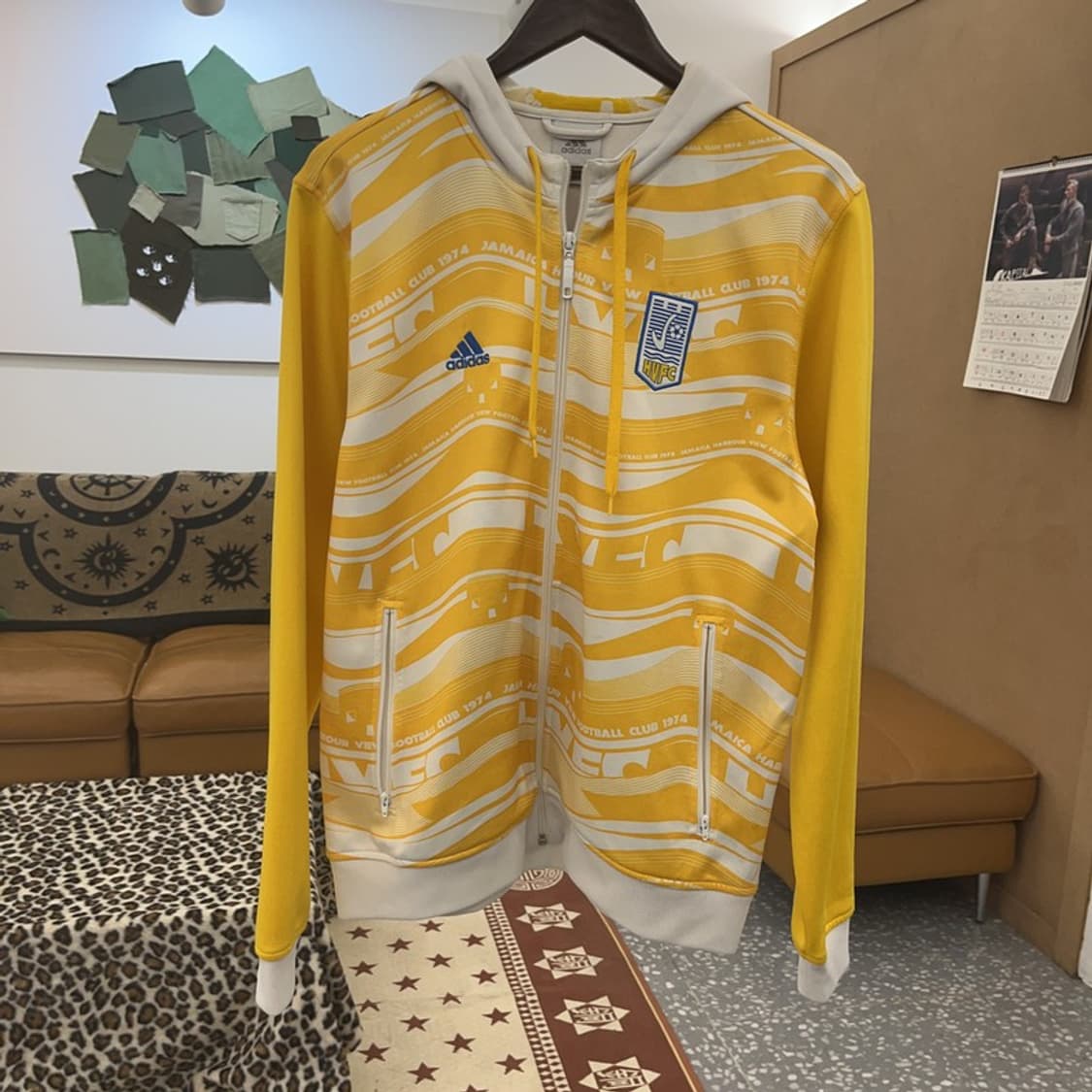 아디다스 올드스쿨 희귀 자메이카 져지 후드집업 100 C08787 상품이미지2