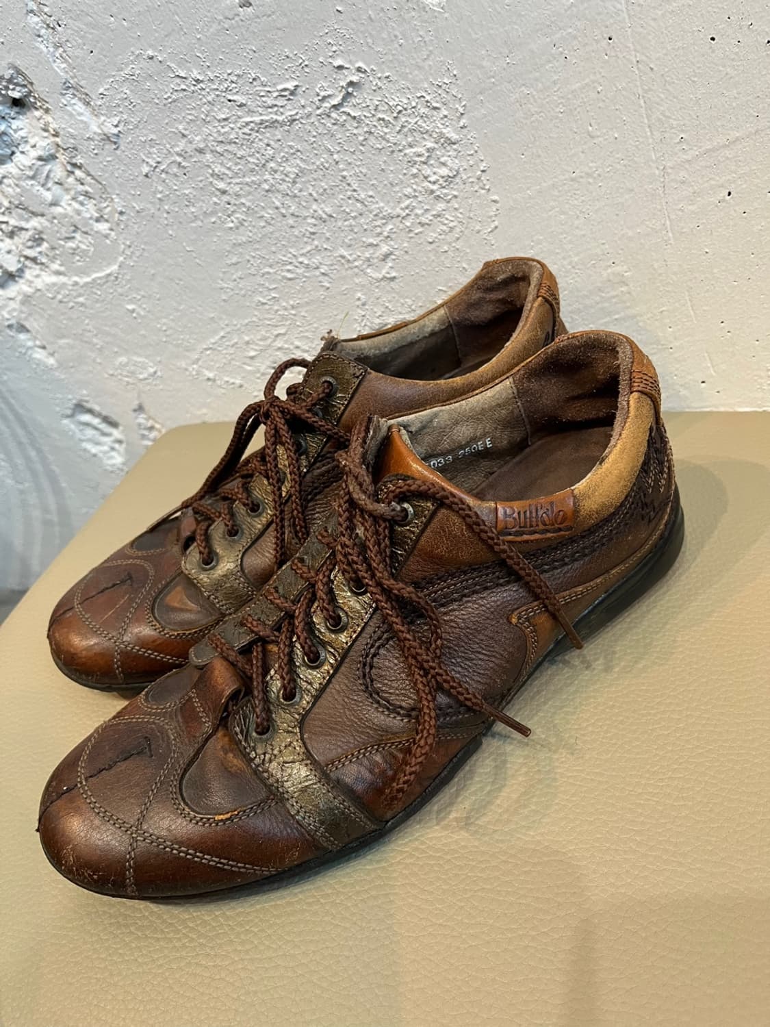 빈티지 버팔로 레더 슈즈 신발 255 상품이미지3