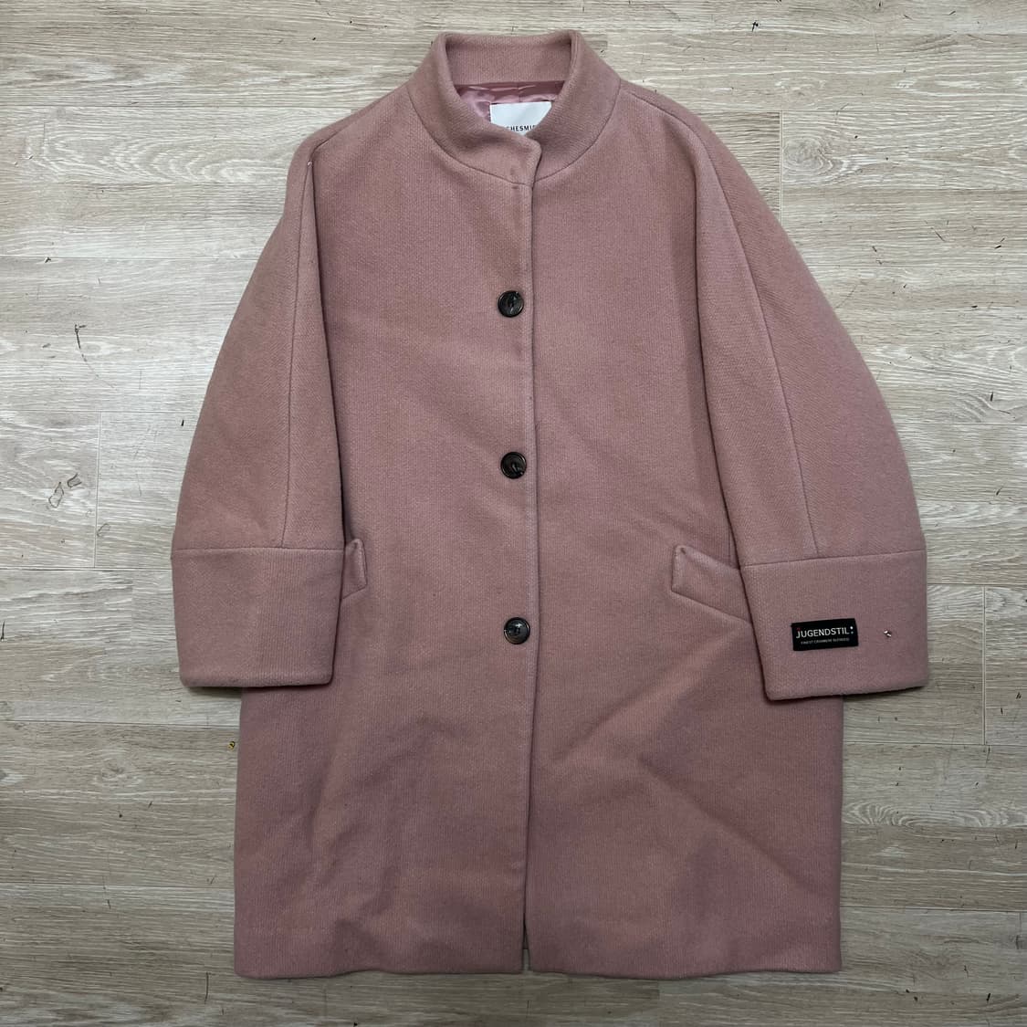 쉬즈미스 여성 캐시미어 블렌드 싱글코트 [핑크] 85-91-160 상품이미지1