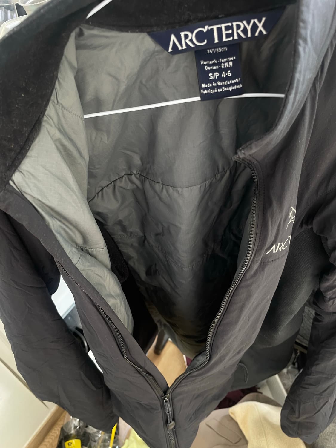 아크테릭스 여성 집업 S 블랙 상품이미지7