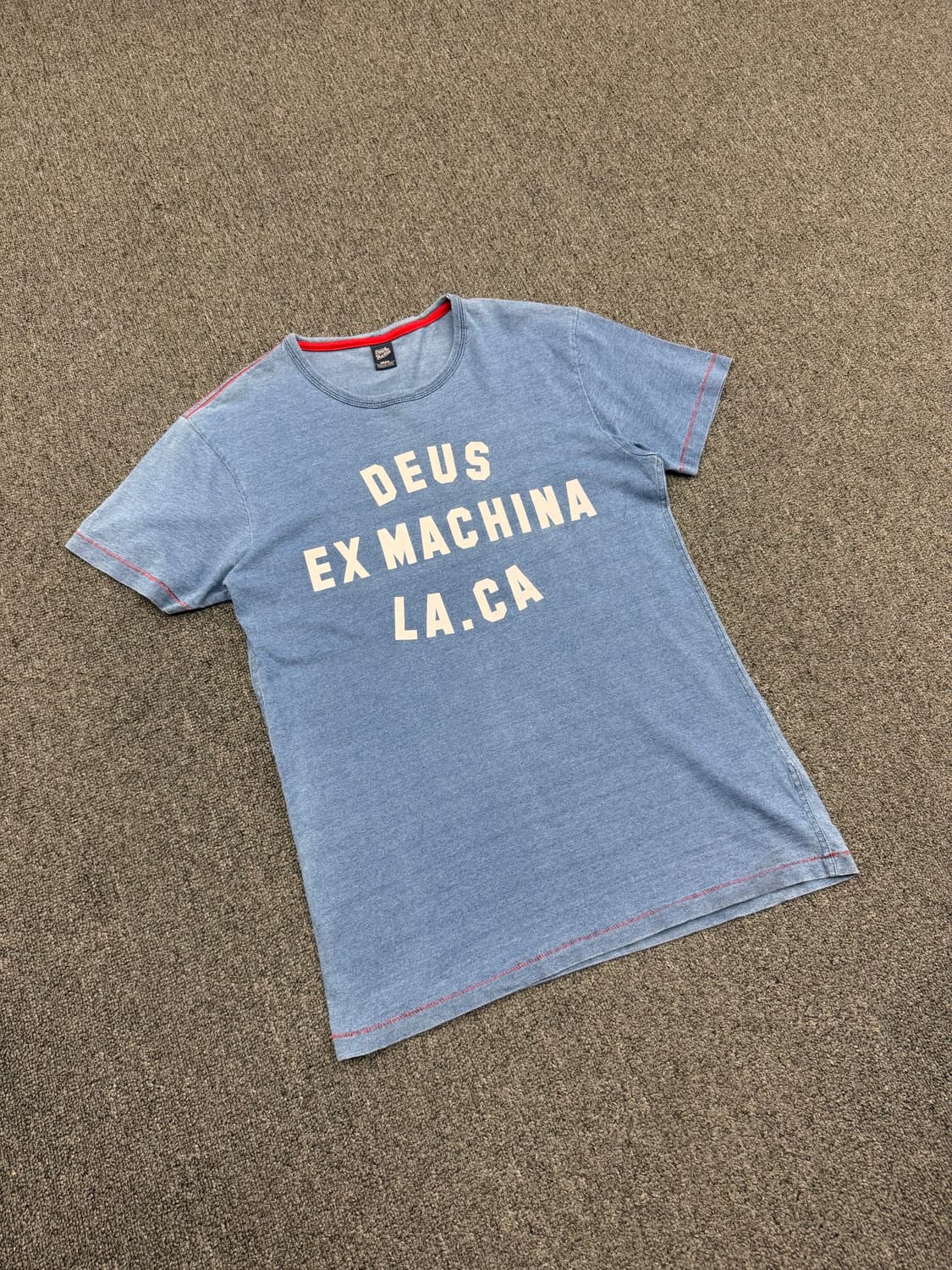 S) 데우스 엑스마키나 빈티지 프린팅 반팔 티셔츠 상품이미지1