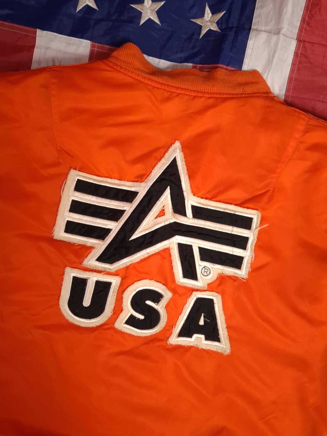 오리지날 90's 미국제조 알파사 MA-1 항공자켓 상품이미지2