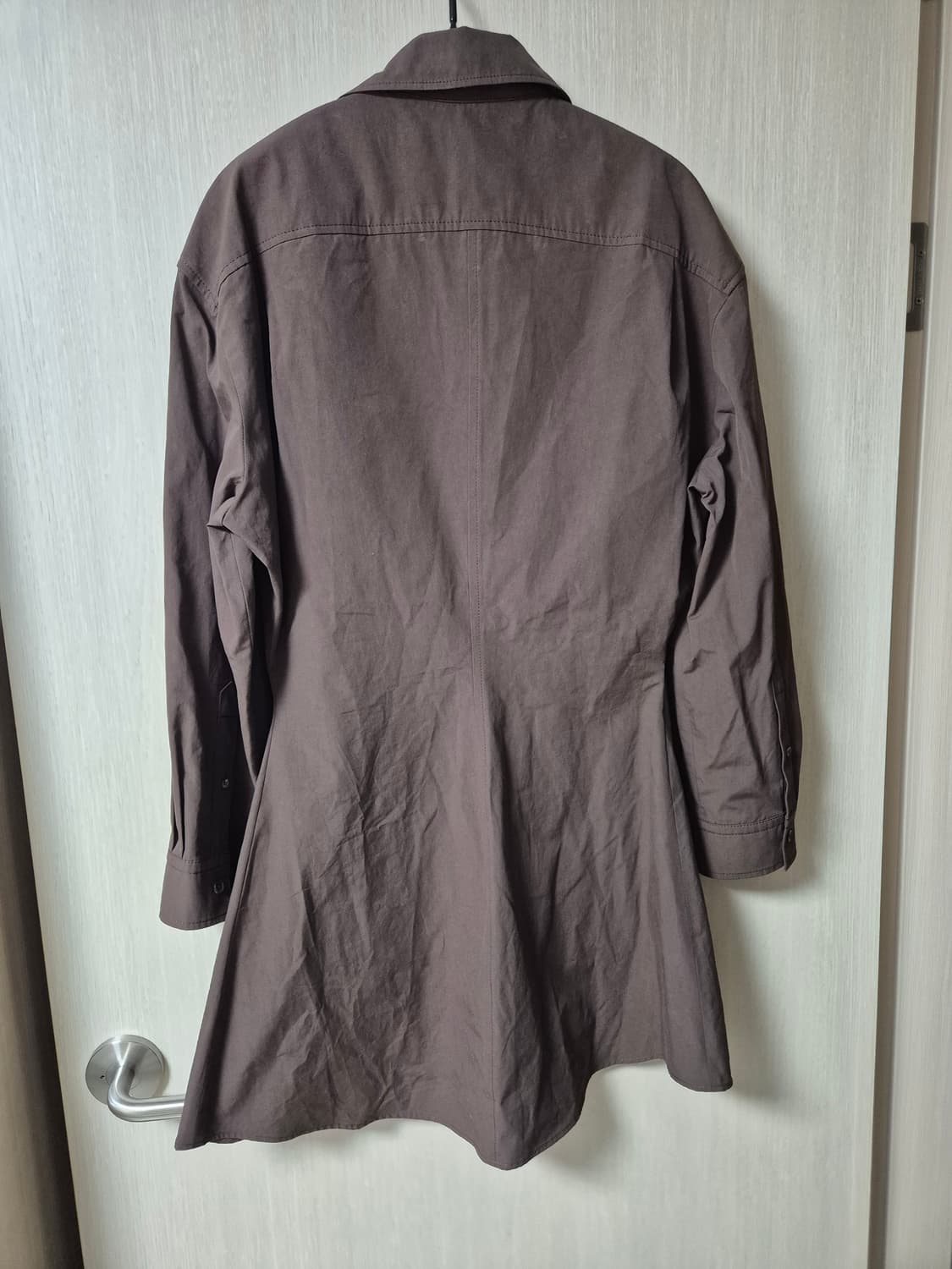 (새제품) 자크뮈스  라 로브 바운힐하 미니 원피스 38 셔츠드레스 상품이미지5