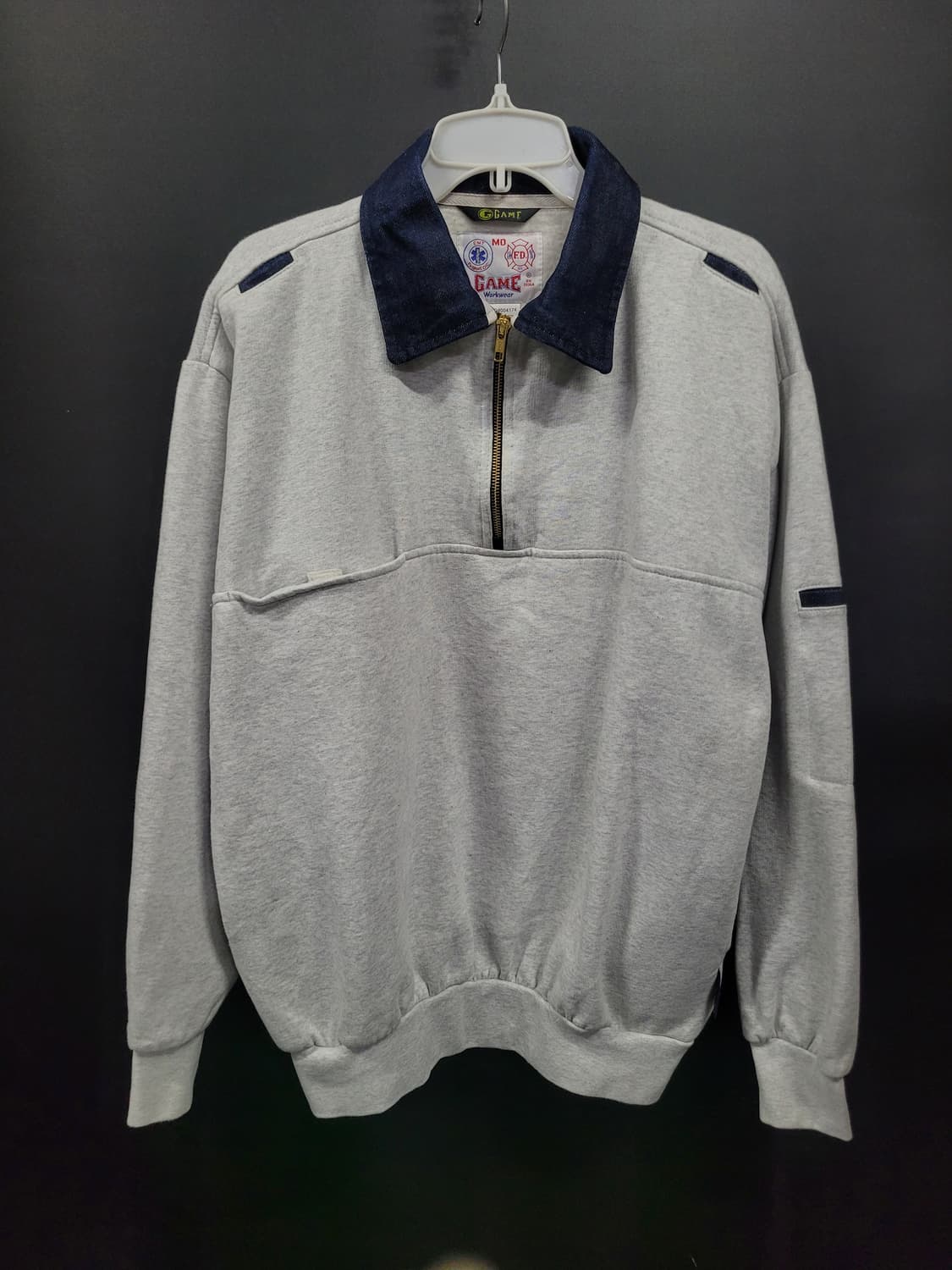 Game Sportswear 하프 집업 워크셔츠 상품이미지7