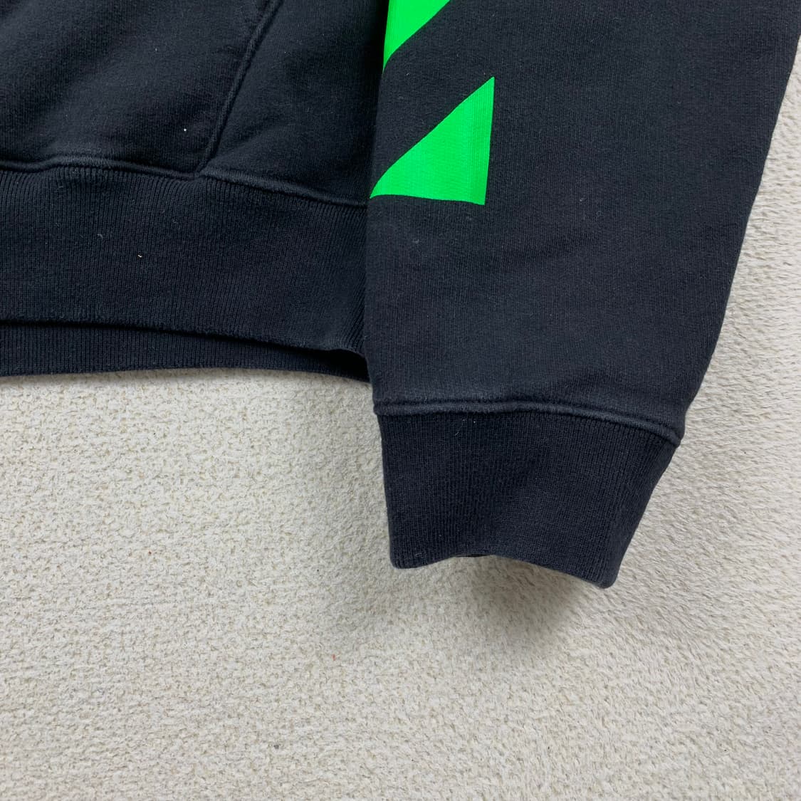 오프화이트 20SS 파스칼 Golden Ratio 페인팅 후드티 블랙 상품이미지6