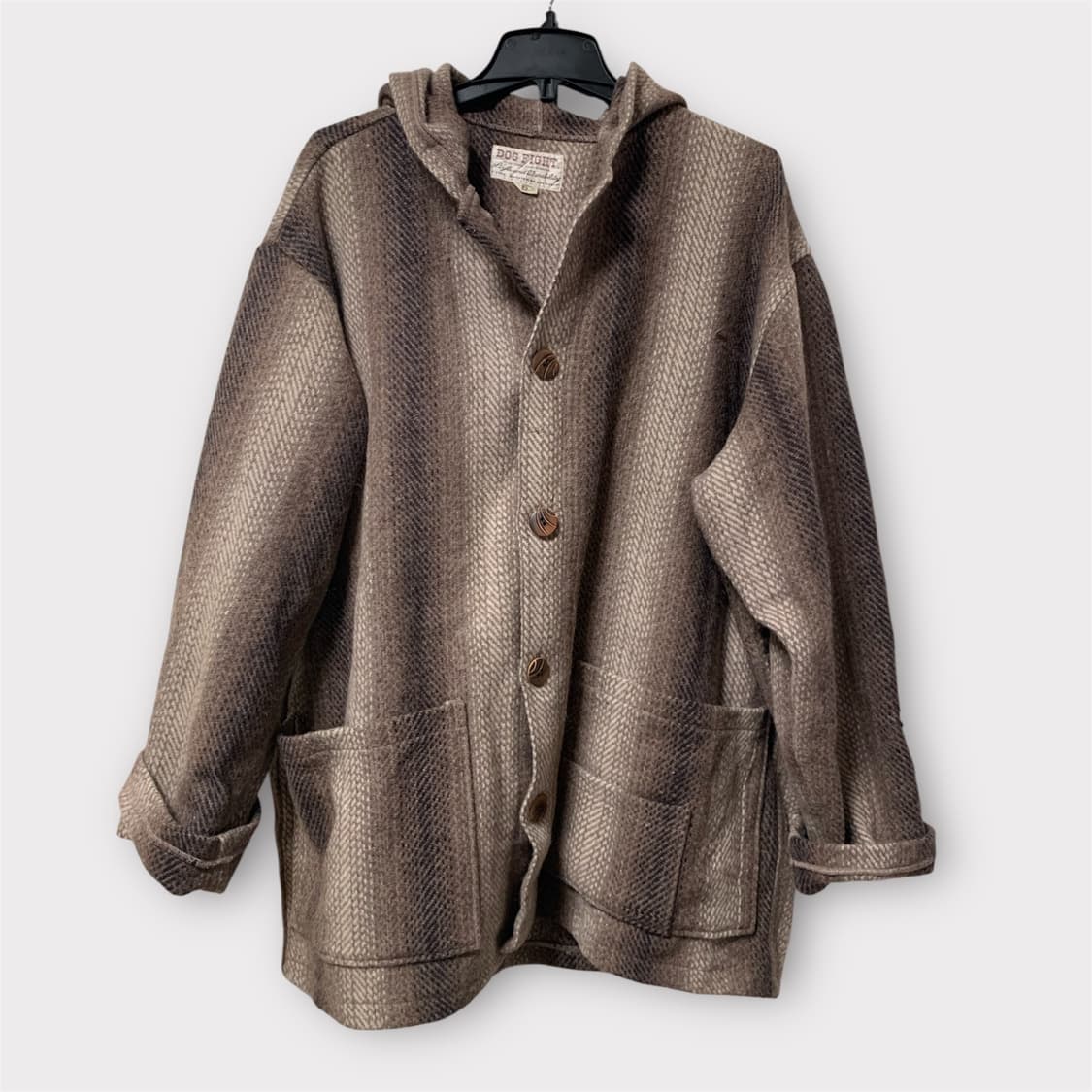 남성 후드 울 자켓 코트 아메카지 상품이미지1