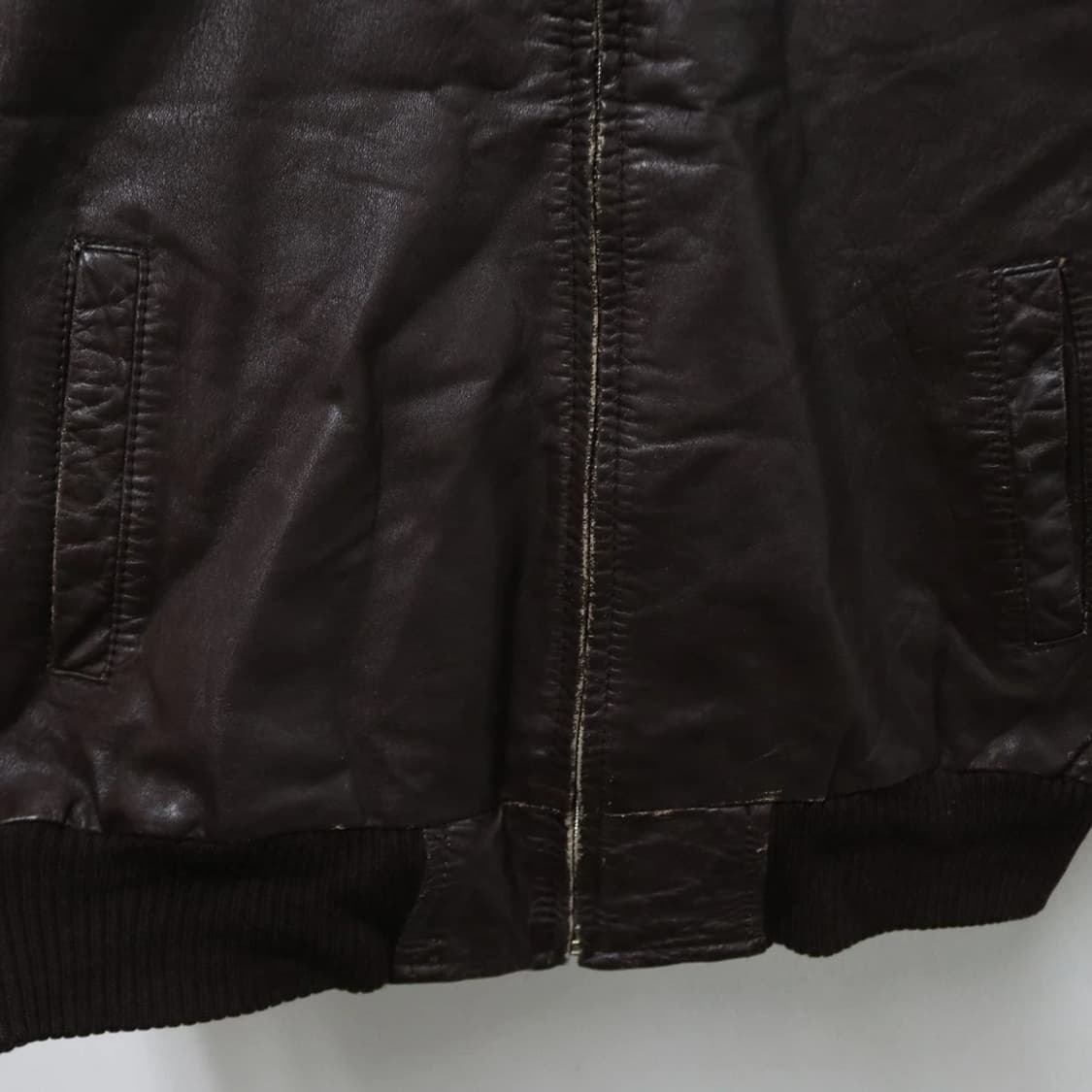 90'S ASROC 빈티지 브라운 소가죽자켓 60436 상품이미지6