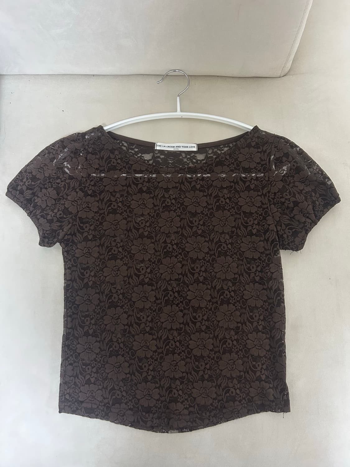 lace puff T-shirt 상품이미지2