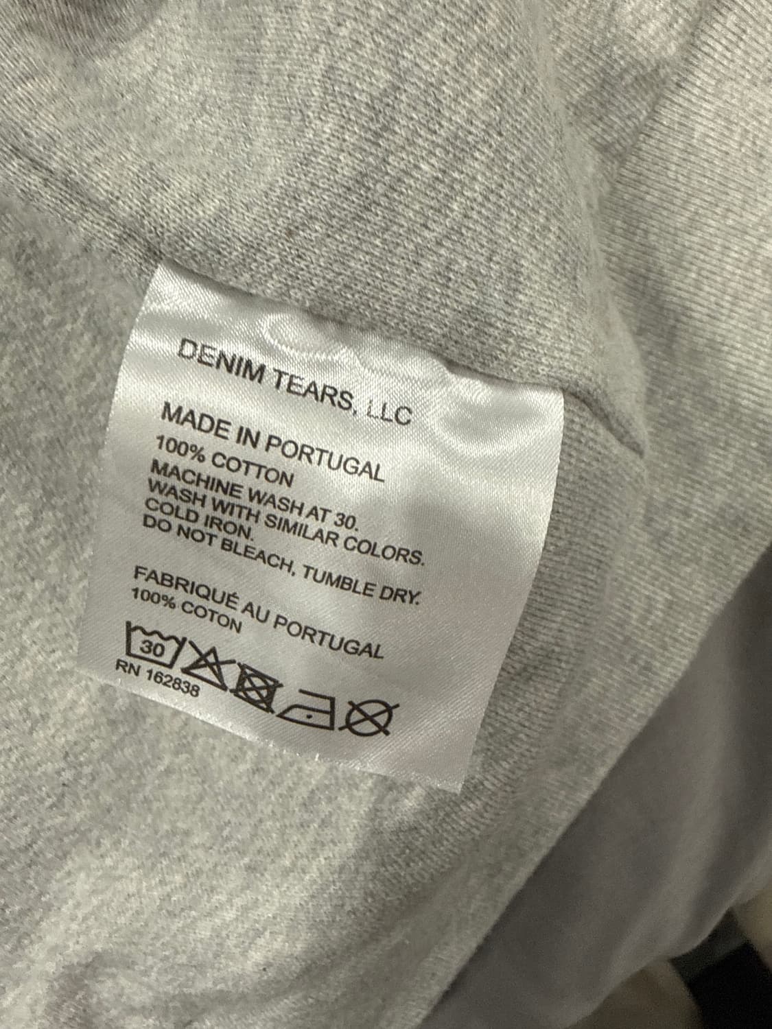 데님티어스 회색 adg후드 상품이미지2