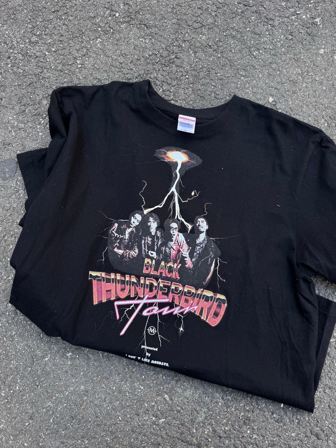 블랙 썬더버드 밴드 투어 반팔티셔츠  상품이미지1