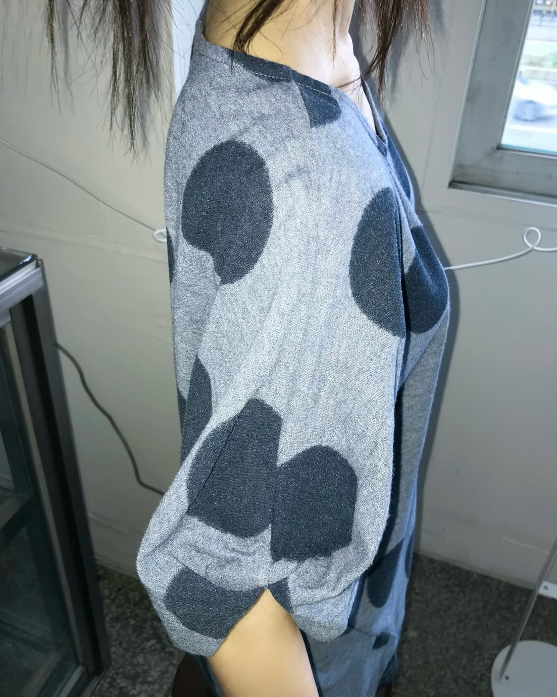 네이비 도트 티 상품이미지1