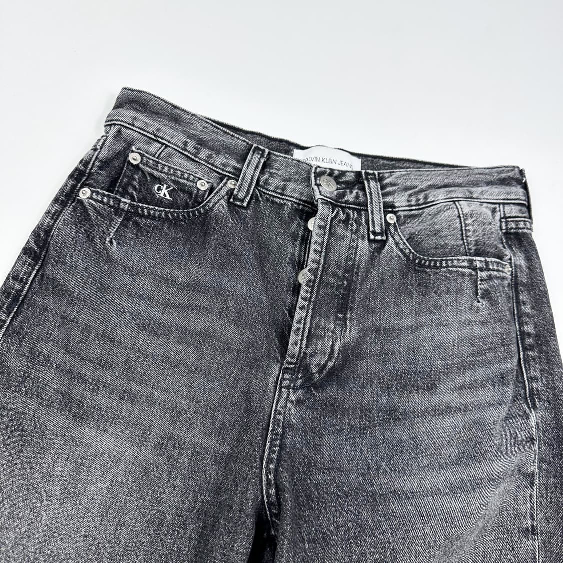 캘빈클라인 ck 흑청 블랙진 데님 팬츠 (25인치 여성추천) 상품이미지4