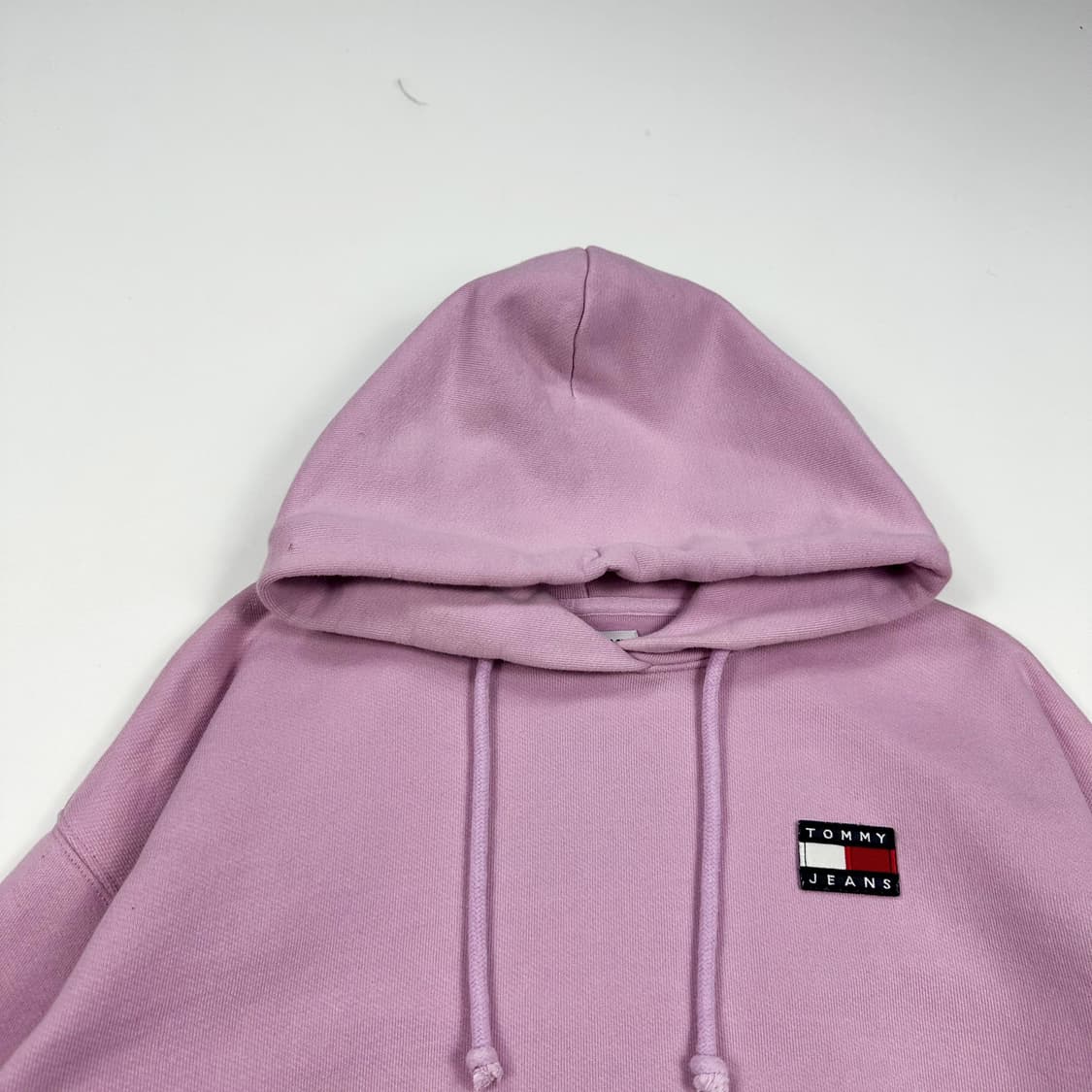 타미힐피거 플래그 핑크 크롭 후드티 (S 여성추천) 상품이미지1