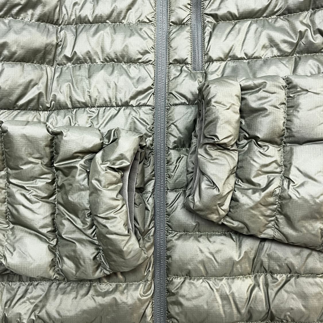 랩 알파인 경량패딩 그린XL 상품이미지3