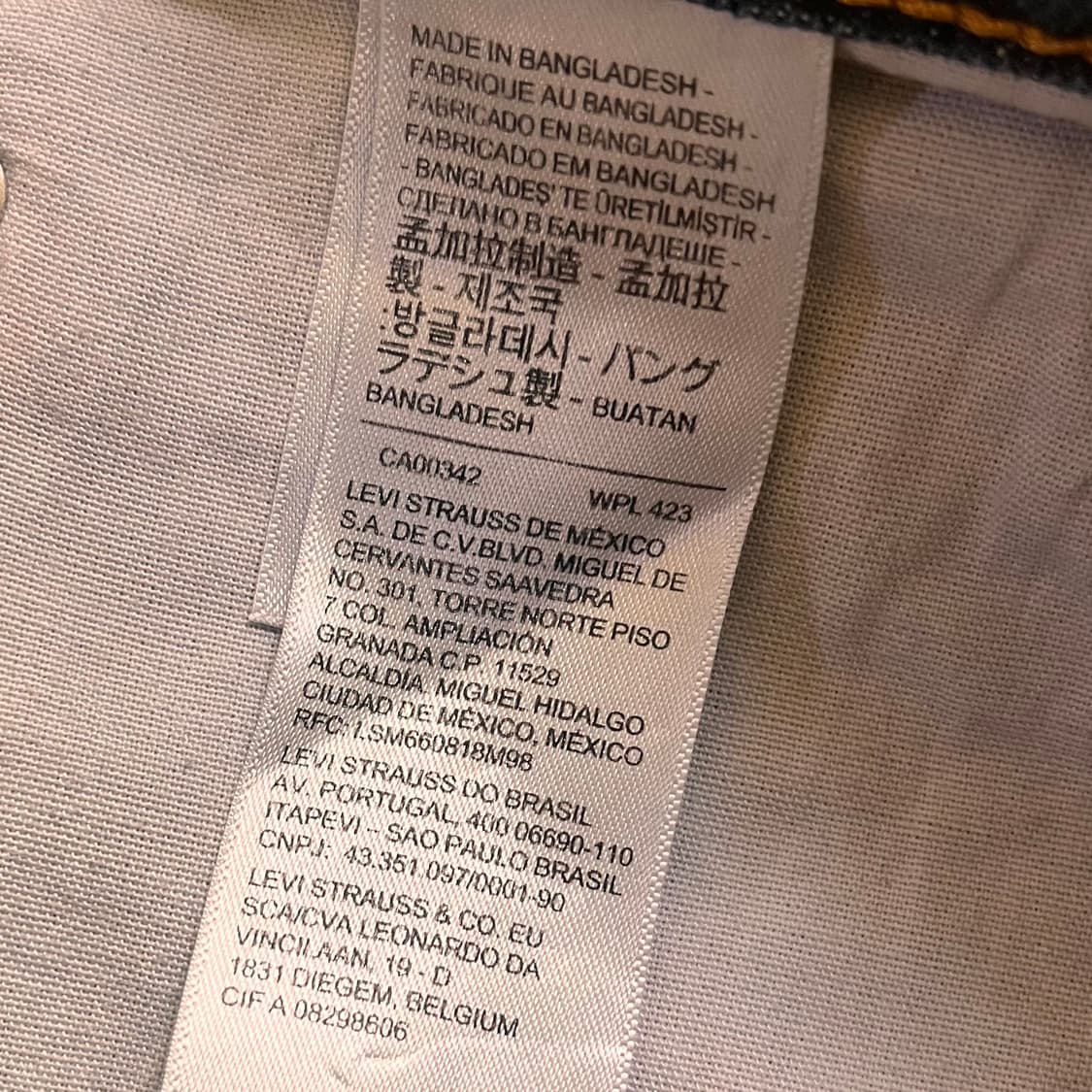 리바이스 데니즌 236 데님팬츠 W36 L32 상품이미지5