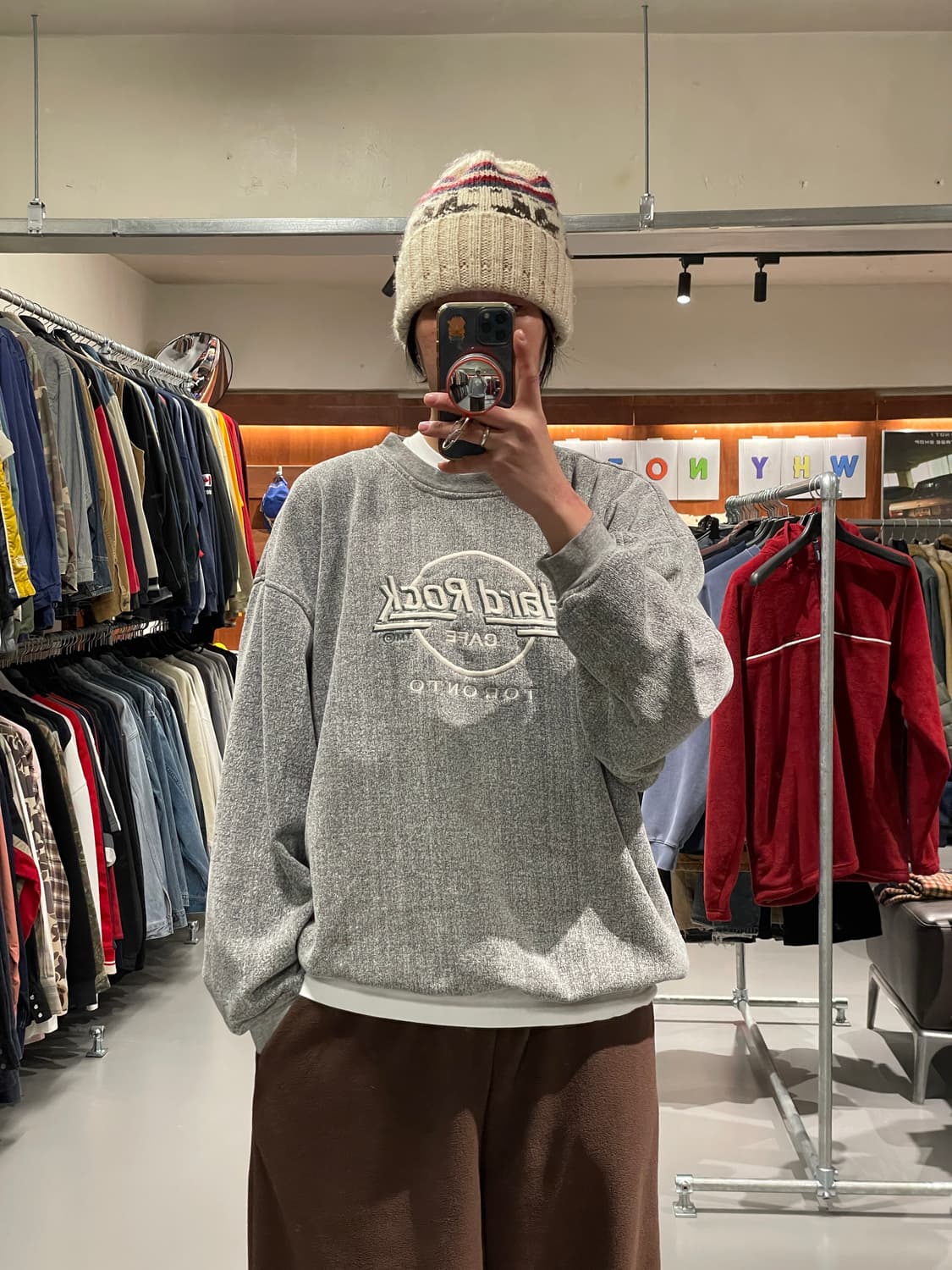 하드락 카페 맨투맨 티셔츠 상품이미지1