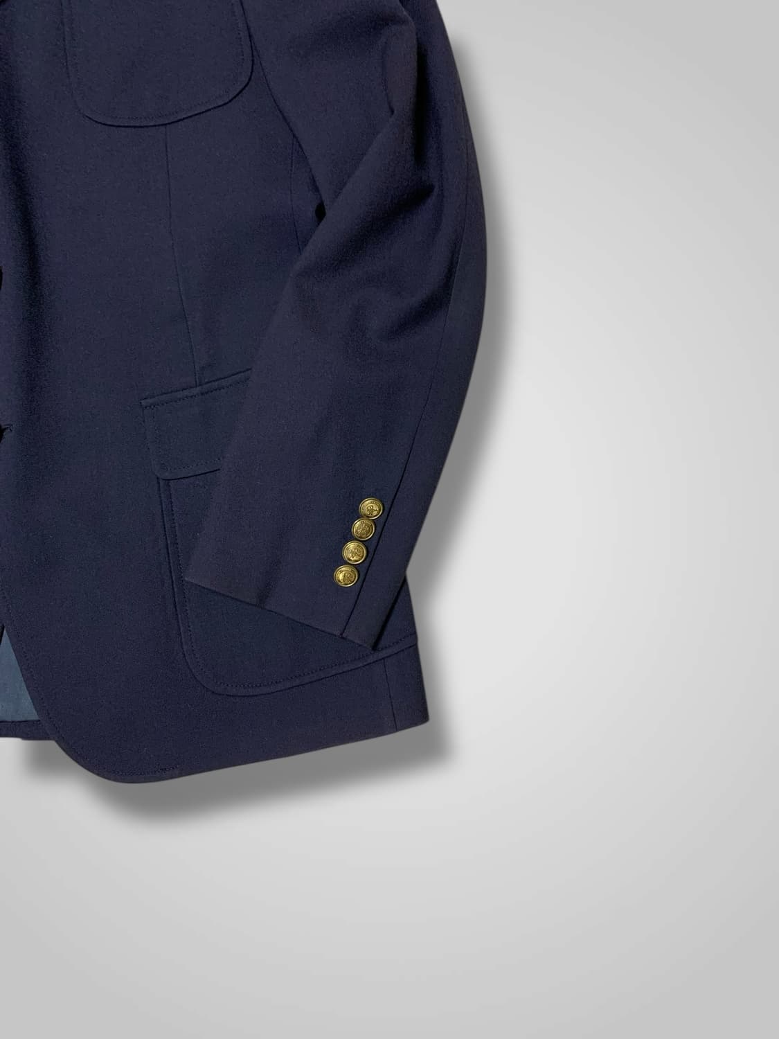 [105/42R]폴로 네이비 금장 블레이저 자켓 상품이미지3