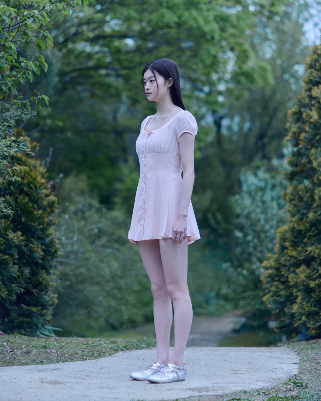 구해요) 페르트 데이지 드레스(Light peach) 상품이미지2