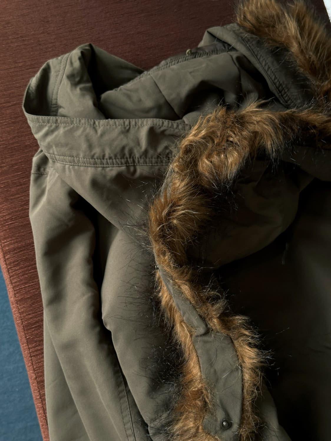 2way fur trimming mil design coat 상품이미지4